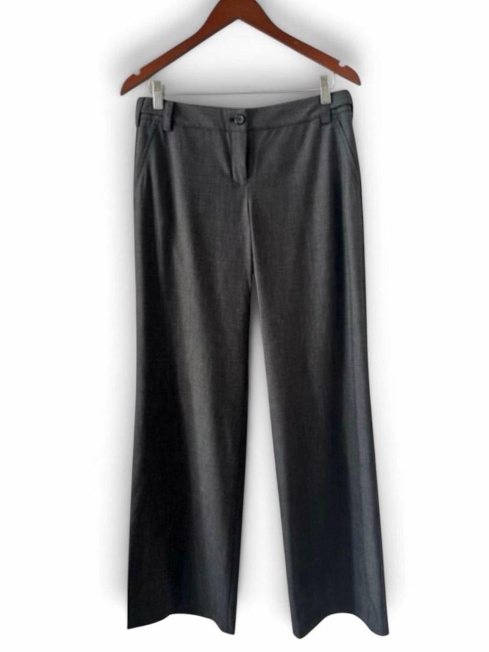 The Limited Dark Grey Drew Fit Wide Leg Pants Size 4